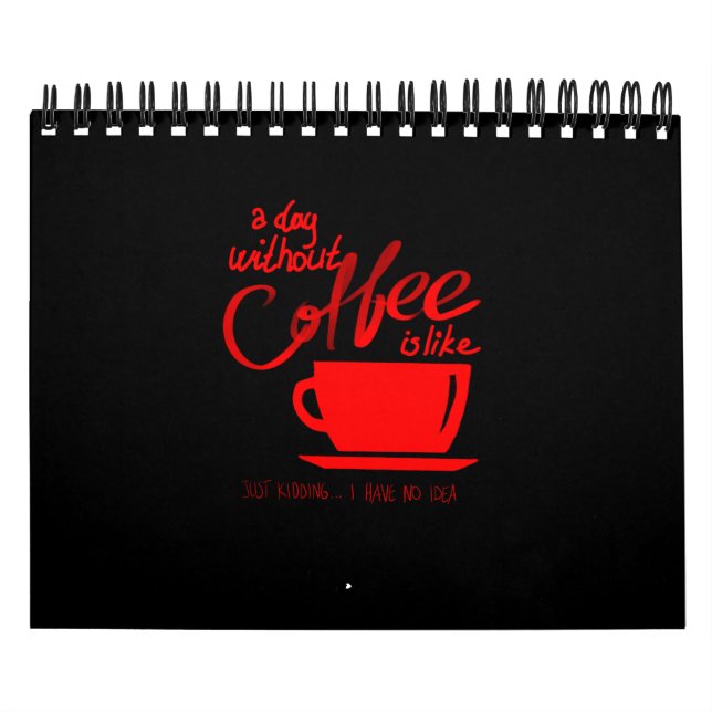 Calendario Un día sin café (Tapa)