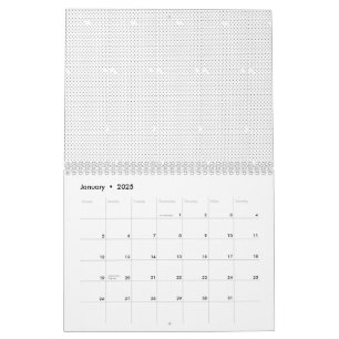 Calendario Un diseño moderno con una combinación elegante de 