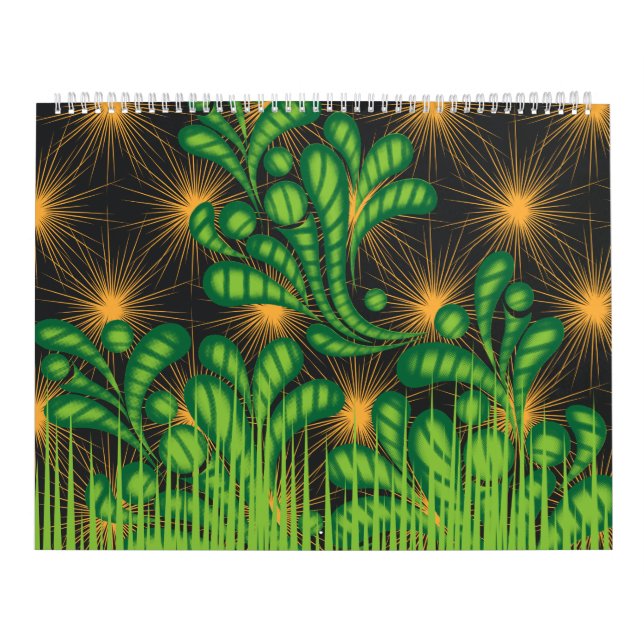 Calendario un espejo y algunas plantas (Tapa)