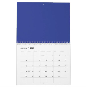Calendario Un fondo azul sólido sin otro elemento visible