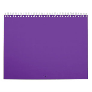 Calendario un fondo morado con