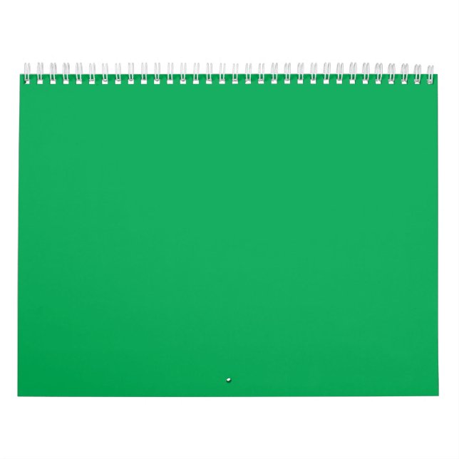 Calendario un fondo verde con (Tapa)