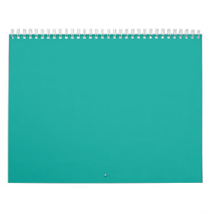Calendario un fondo verde con