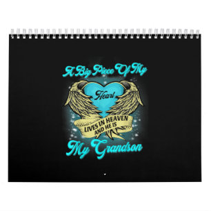 Calendario Un Gran Trozo Mi Corazón Vive El Cielo Es Mi Nieto