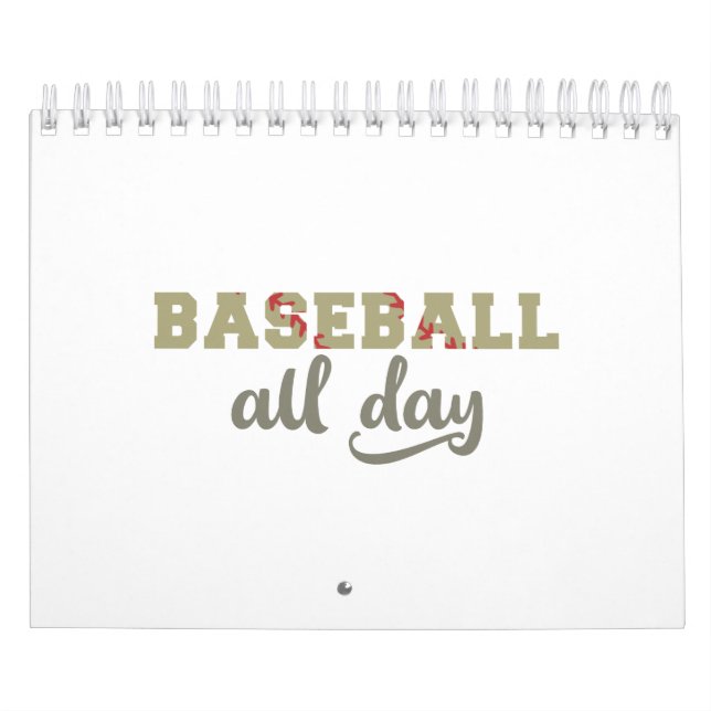 Calendario Un jugador de béisbol (Tapa)