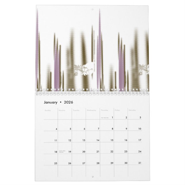 Calendario Un lago inmaculado entre la montaña nevada (Jan 2026)