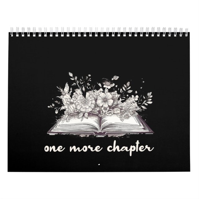 Calendario Un Libro De Capítulo Más Con Flores (Tapa)