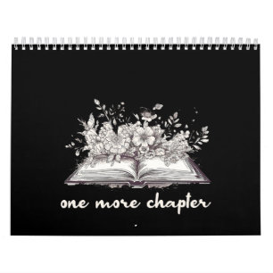 Calendario Un Libro De Capítulo Más Con Flores