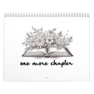 Calendario Un Libro De Capítulo Más Con Flores