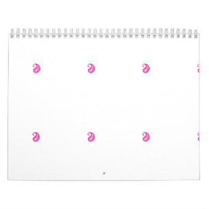 Calendario Un logo circular con un símbolo cardíaco, embodyin