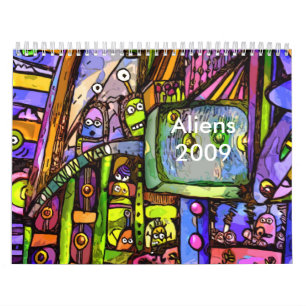 Calendario Un lugar para aliens2, Aliens2009 - modificado