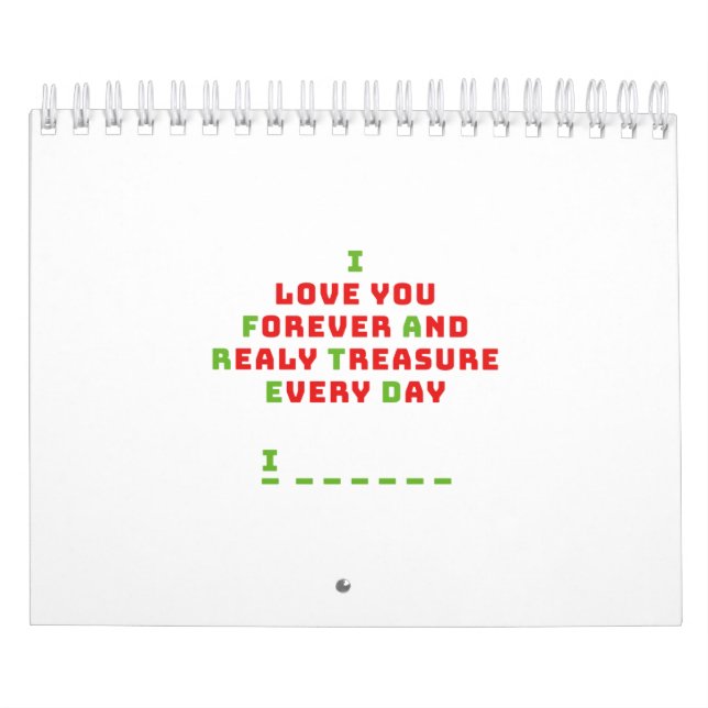 Calendario Un mensaje oculto gracioso (Tapa)