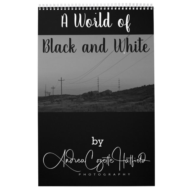 Calendario Un mundo de blanco y negro (Tapa)