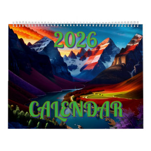 Calendario Un paisaje maravilloso y espléndido