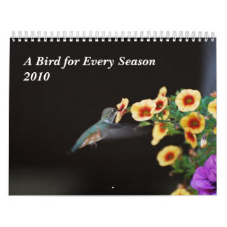 Calendario Un pájaro para cada estación