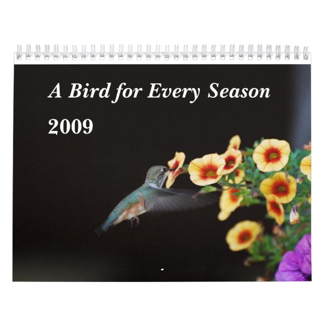 Calendario Un pájaro para cada estación (Tapa)