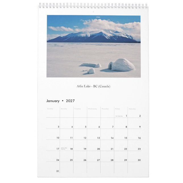 Calendario Un "qué mundo maravilloso… " (Jan 2027)
