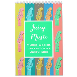 Calendario Un regalo de chica musical moderno