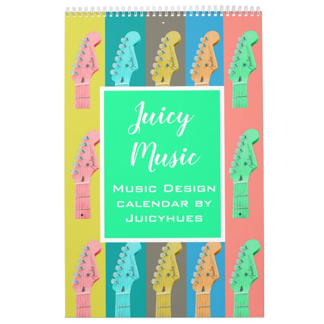 Calendario Un regalo de chica musical moderno (Tapa)