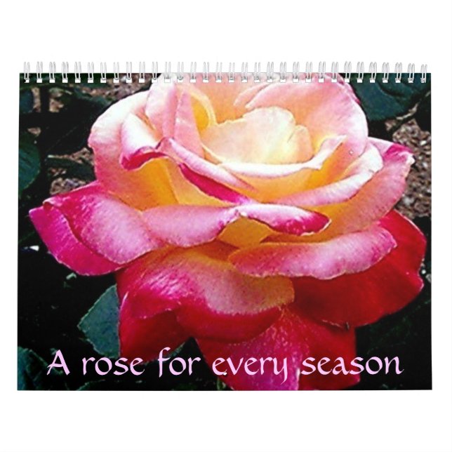 Calendario Un rosa para cada temporada (Tapa)