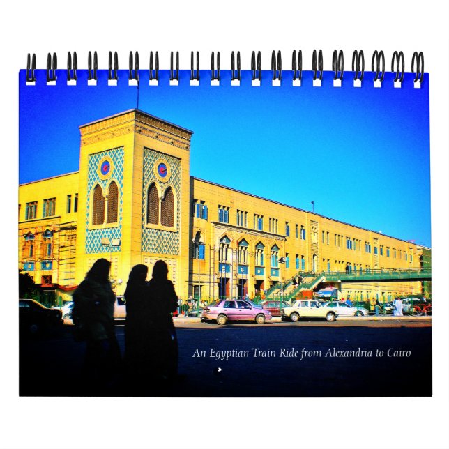 Calendario Un tren egipcio de Alejandría a El Cairo  (Tapa)