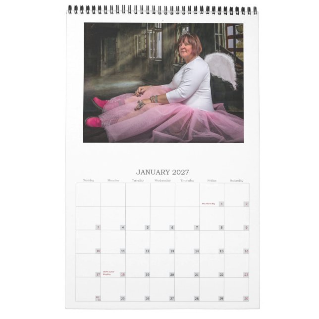 CALENDARIO UN TUTU PARA AZUL (Jan 2027)