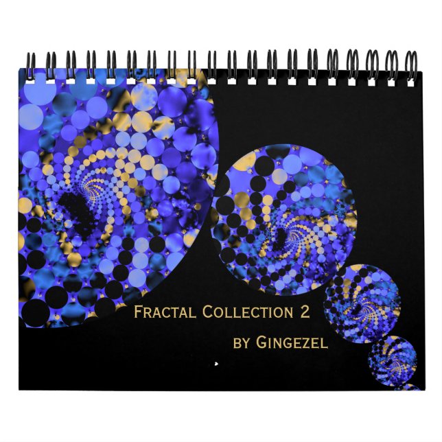 Calendario Una ecléctica colección de fractales (Tapa)