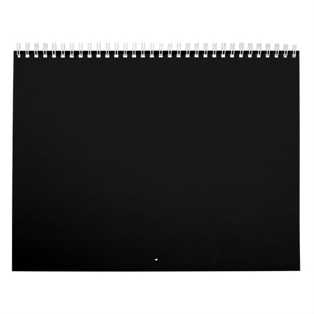 Calendario una foto en blanco y negro (Tapa)