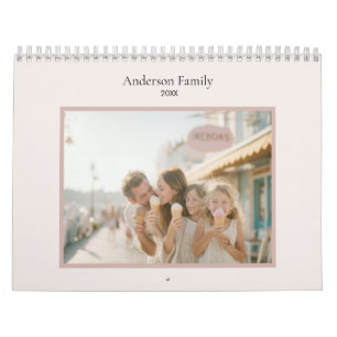 Calendario Una foto por mes Foto familiar