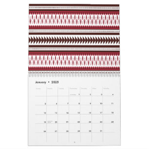 Calendario Una imagen de primer plano de una pantalla colorid