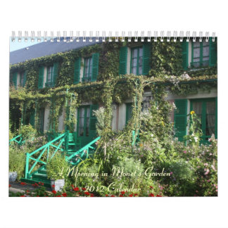 Calendario Una mañana en el jardín de Monet