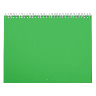 Calendario Una pantalla verde brillante frente a una barra bl