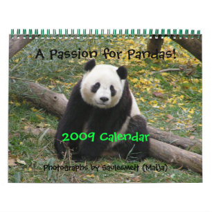 Calendario ¡Una pasión por Pandas!, 2009 Calend... - Personal