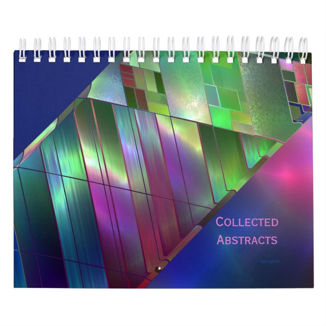 Calendario Una variedad de arte abstracto digital (Tapa)