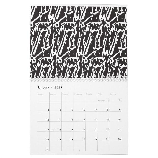 Calendario Una variedad de verduras frescas, incluidos los to (Jan 2027)