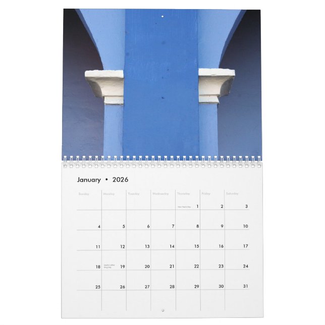 Calendario Una vida colorida: Un pueblo en Veracruz, México (Jan 2026)