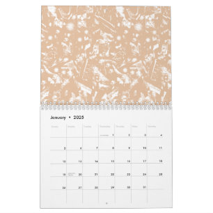 Calendario Una vista de primer plano de una pared de textura