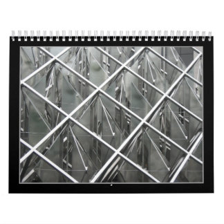 Calendario uncluttered (fotografía blanco y negro del