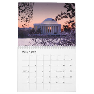 Calendario único del Bella Artes Washington DC 202