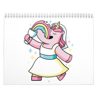 Calendario unicornios y arcos