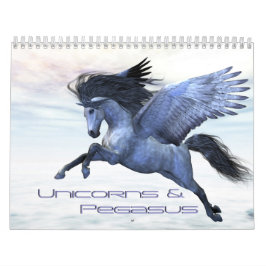 Calendario Unicornios y Pegasus