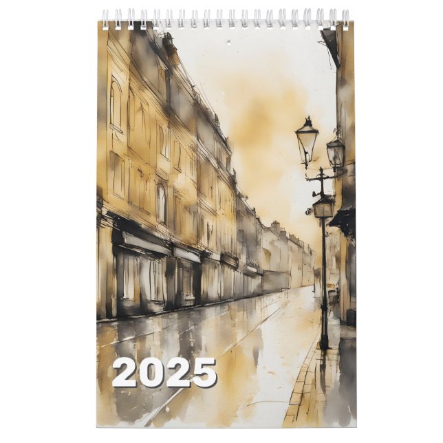 Calendario US de 12 meses (Tapa)