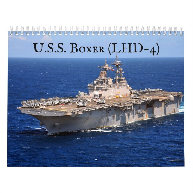Calendario USS Boxer (LHD-4) (Tapa)