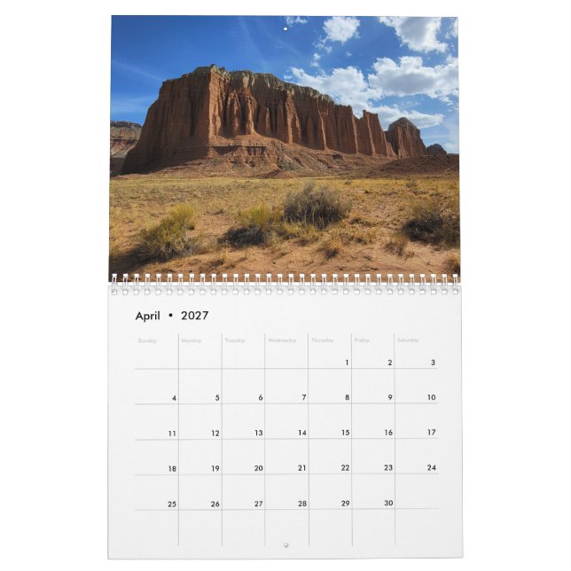 Calendario Utah (Apr 2027)