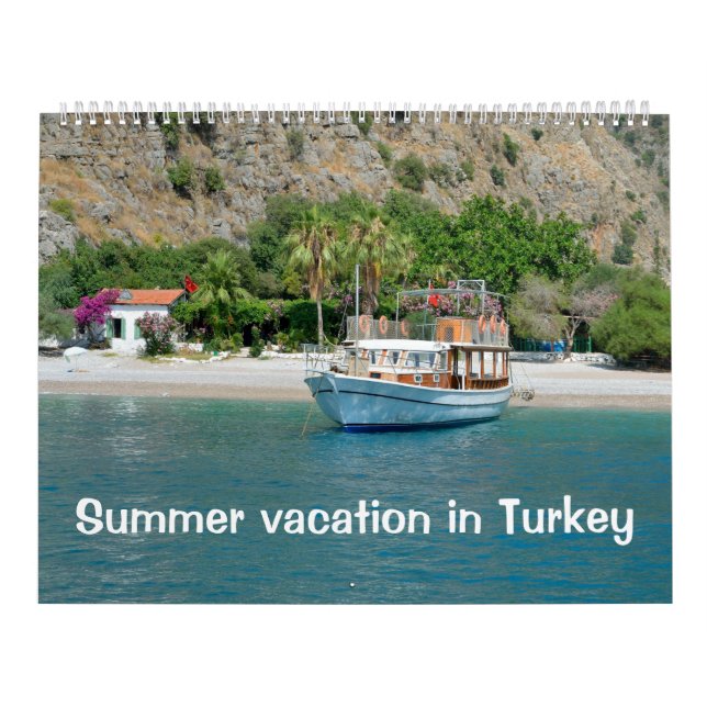 Calendario Vacaciones de verano en Turquía (Tapa)