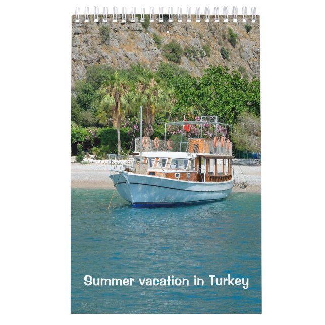 Calendario Vacaciones de verano en Turquía (Tapa)