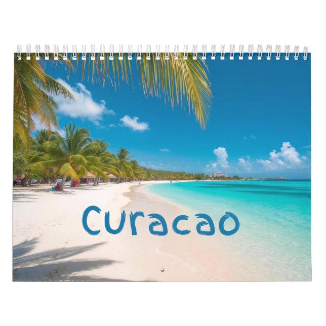 Calendario vacaciones soñadas en Curazao (Tapa)