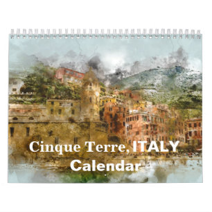 Calendario Vacaciones turísticas de Cinque Terre Italia 2025
