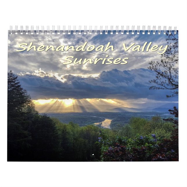 Calendario Valle de Shenandoah Sunris (Tapa)