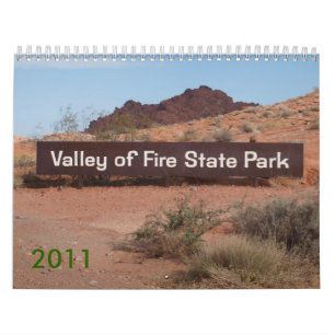 Calendario Valle del fuego 2011